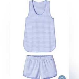 Lake Pajamas Pima Tank-Short Set in Hydrangea